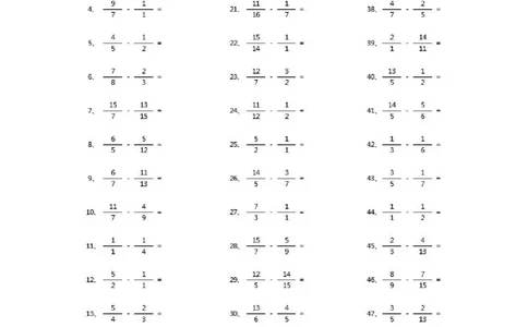 分数减法第71~90篇（高级）_编码0121-6年级数学口算计算_口算题（适合5年级）_分数-减法（200篇）_（分数）减法高级（100篇）