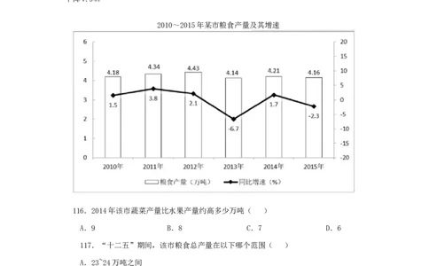历年公务员真题上关于粮食方面的内容_中储粮笔试通关资料_5-新版中储粮集团-17年-25年历年招聘笔试真题_中储粮试题（16年真题）