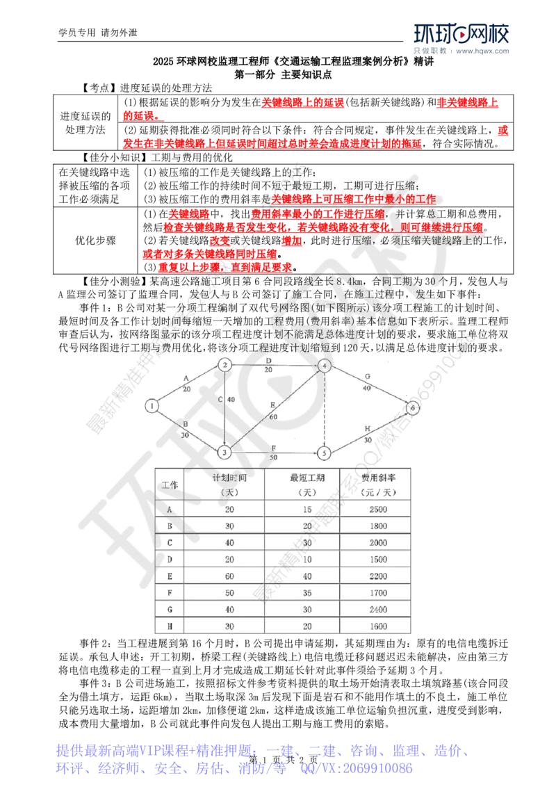WM_22.基本知识点十一工程进度控制(七)_监理工程师_2025监理工程师_2025年监理工程师-各大机构_2025年监理-交通案例_01.精讲班-李.毅佳_讲义