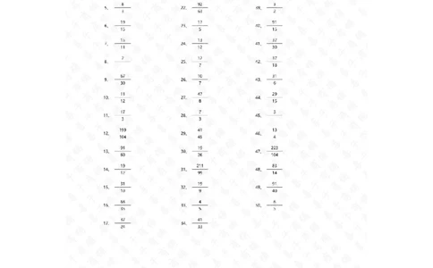 分数加法第1-20篇答案_编码0121-6年级数学口算计算_口算题（适合5年级）_分数-加法（200篇）_（分数）加法高级（100篇）