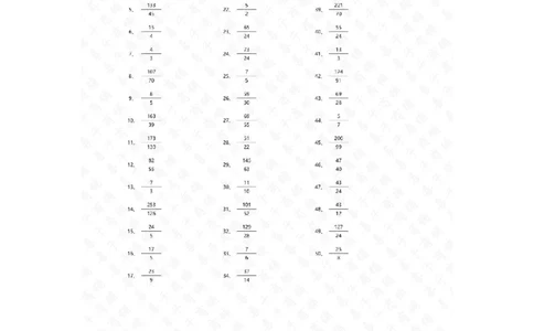 分数加法第1-20篇答案_编码0121-6年级数学口算计算_口算题（适合5年级）_分数-加法（200篇）_（分数）加法高级（100篇）