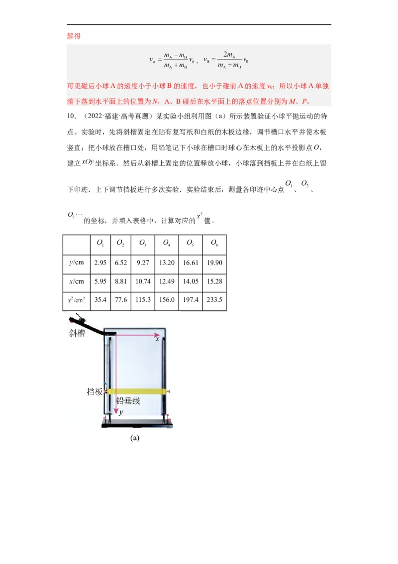 专题17力学实验(解析版)_赠送：2008-2024全套高考真题_高考物理真题_送高考物理五年真题(2019-2023)分项汇编（全国通用）