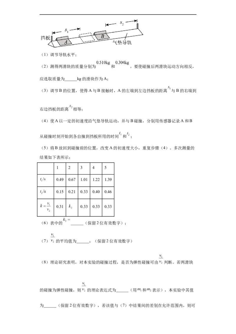 专题17力学实验(解析版)_赠送：2008-2024全套高考真题_高考物理真题_送高考物理五年真题(2019-2023)分项汇编（全国通用）