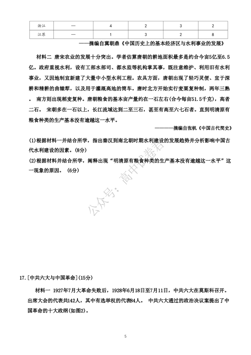 湖北省部分名校2023-2024学年高三上学期新起点8月联考历史_2023年8月_01每日更新_24号_2024届湖北省部分名校高三上学期新起点8月联考