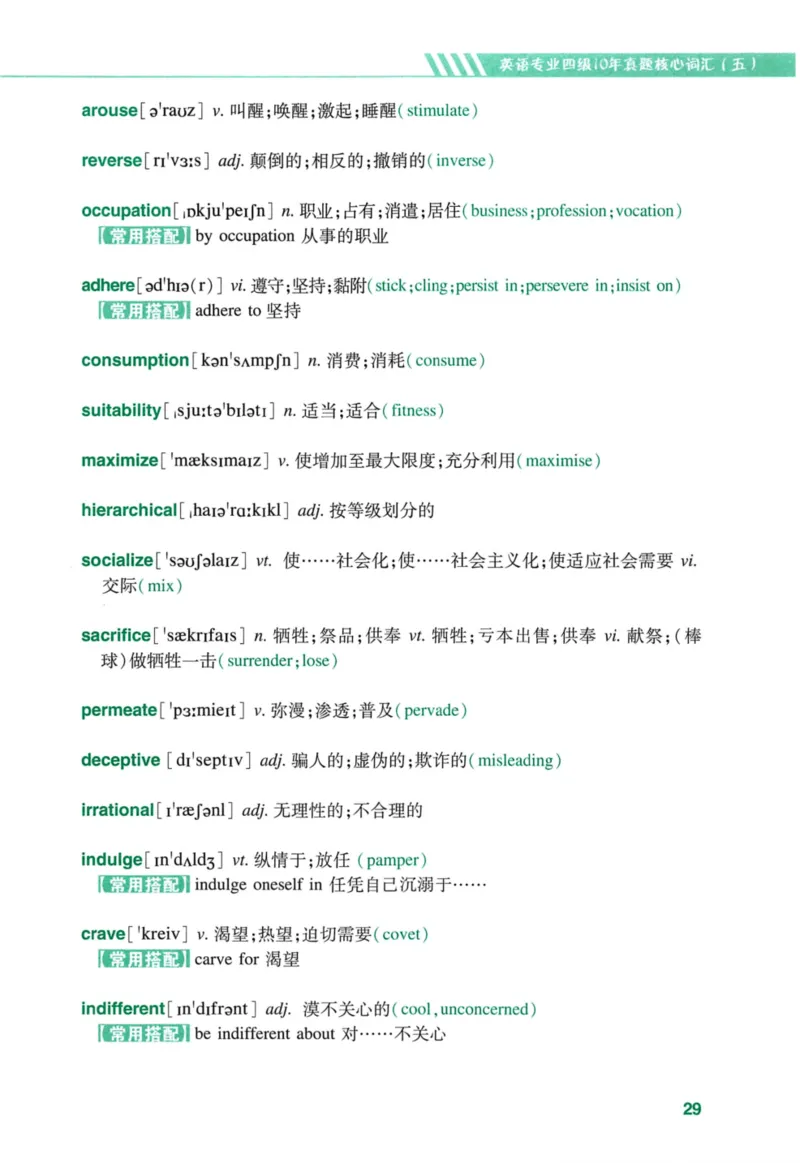 十年专四真题词汇_2025专四专八真题及备考资料_2009-2024专四真题+备考资料_2024专四备考资料合辑（电子书）_24专四词汇_10年真题核心词汇