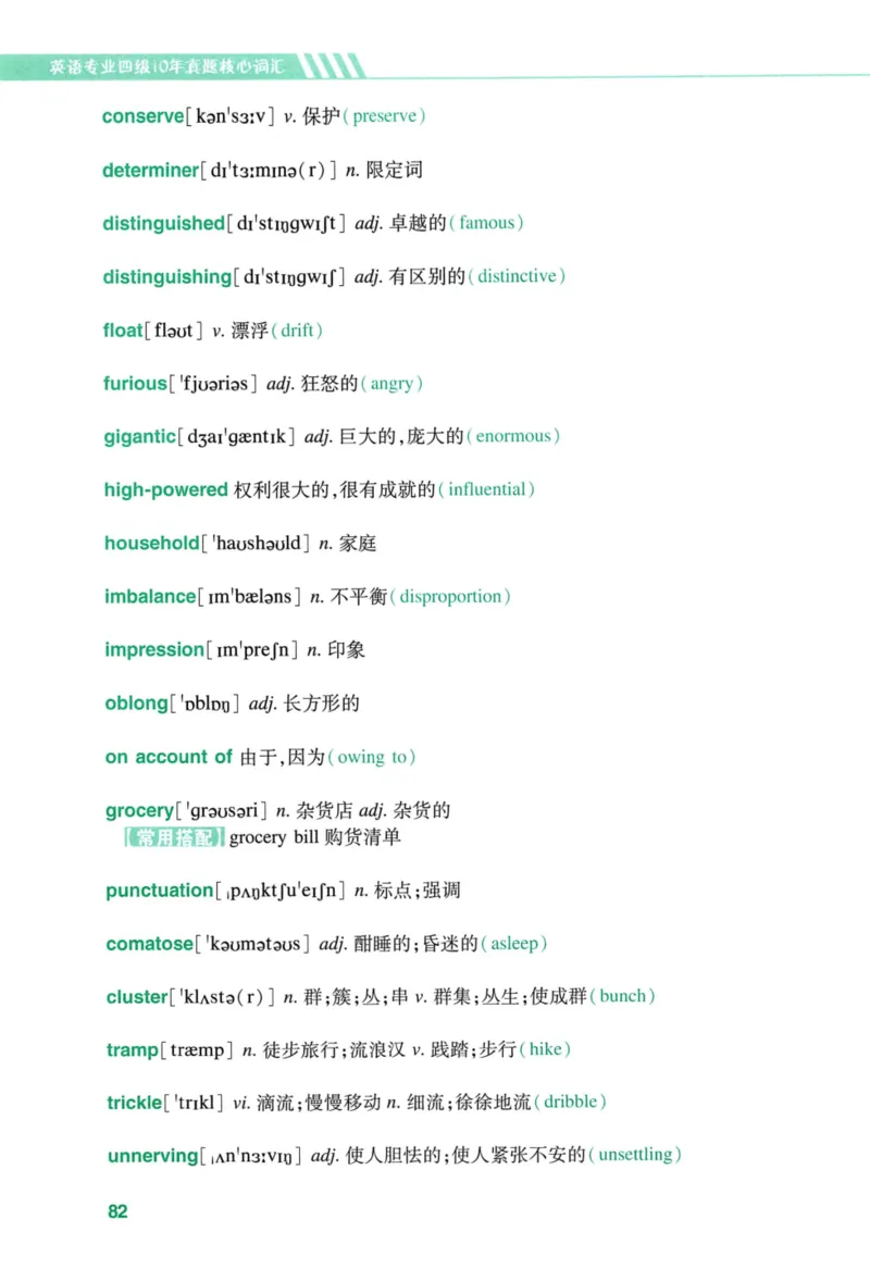 十年专四真题词汇_2025专四专八真题及备考资料_2009-2024专四真题+备考资料_2024专四备考资料合辑（电子书）_24专四词汇_10年真题核心词汇
