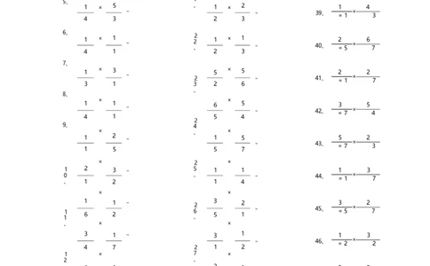 分数乘法第51~70篇（初级）_编码0121-6年级数学口算计算_口算题（适合6年级）(1)_分数-乘法（200篇）_（分数）乘法初级（100篇）