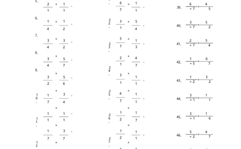 分数乘法第51~70篇（初级）_编码0121-6年级数学口算计算_口算题（适合6年级）(1)_分数-乘法（200篇）_（分数）乘法初级（100篇）