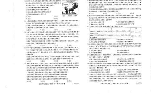 2024届河南省创新联盟TOP二十名校质检二(二模)文综(1)_2024年3月_013月合集_2024届河南省创新联盟TOP二十名校质检二(二模)