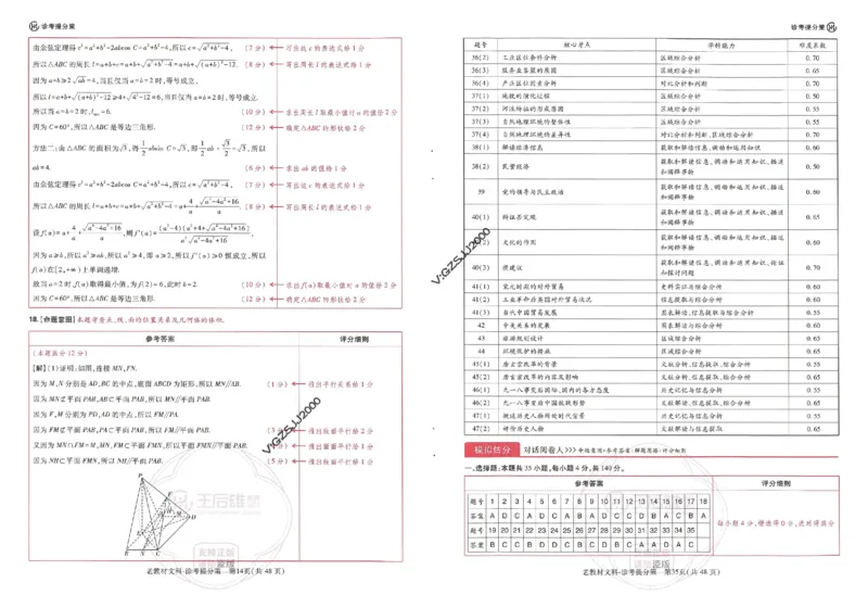 王后雄高考押题预测卷2024老教材文科诊考提分册_纯图版_2024高考押题卷_22024王hou雄_16王后雄押题_2024年王后雄高考押题预测卷（老教材文科）