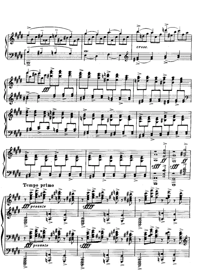 #C小调前奏曲_一万首著名钢琴曲谱哈农贝多芬合集视频教学电子版高清无水印可打印_1古典钢琴知名音乐家谱_拉赫玛尼诺夫钢琴谱全集