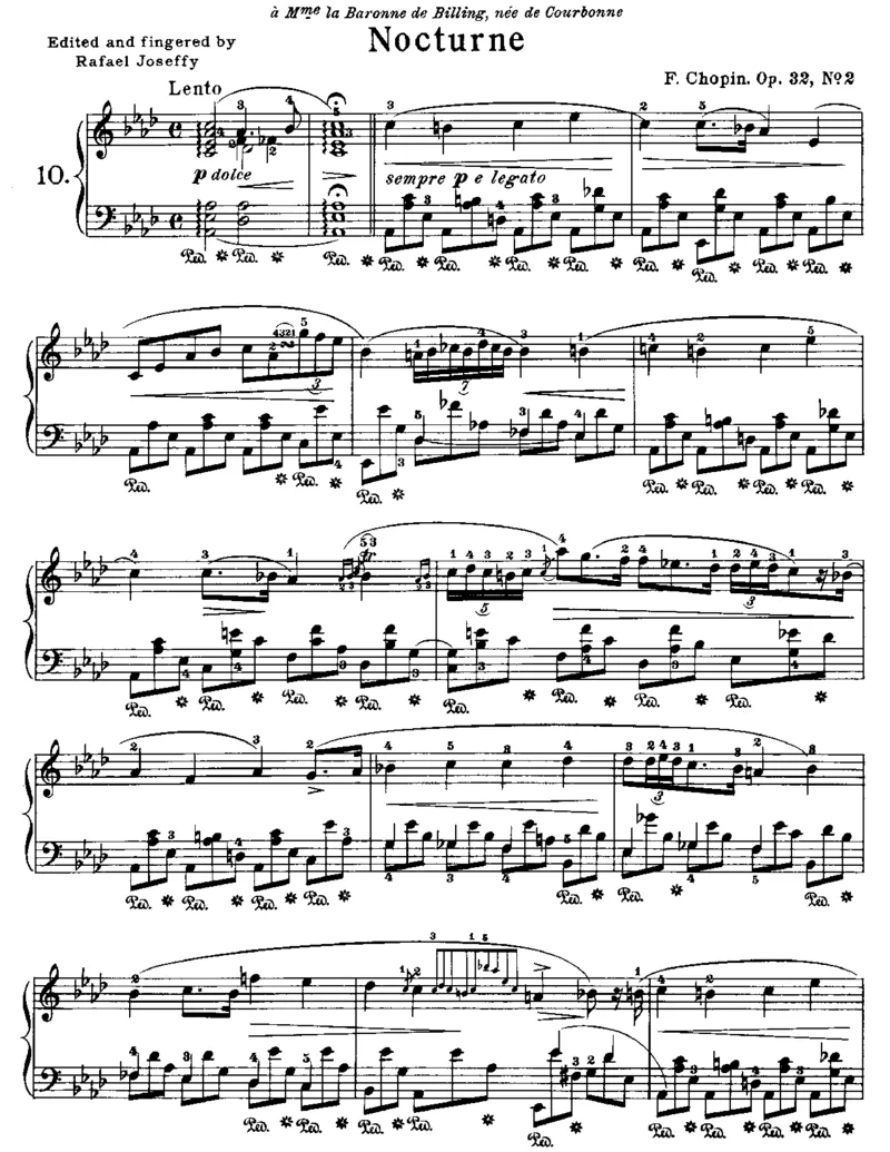 10nocturne-op-32-no-2_一万首著名钢琴曲谱哈农贝多芬合集视频教学电子版高清无水印可打印_1古典钢琴知名音乐家谱_肖邦钢琴谱全集_夜曲2版