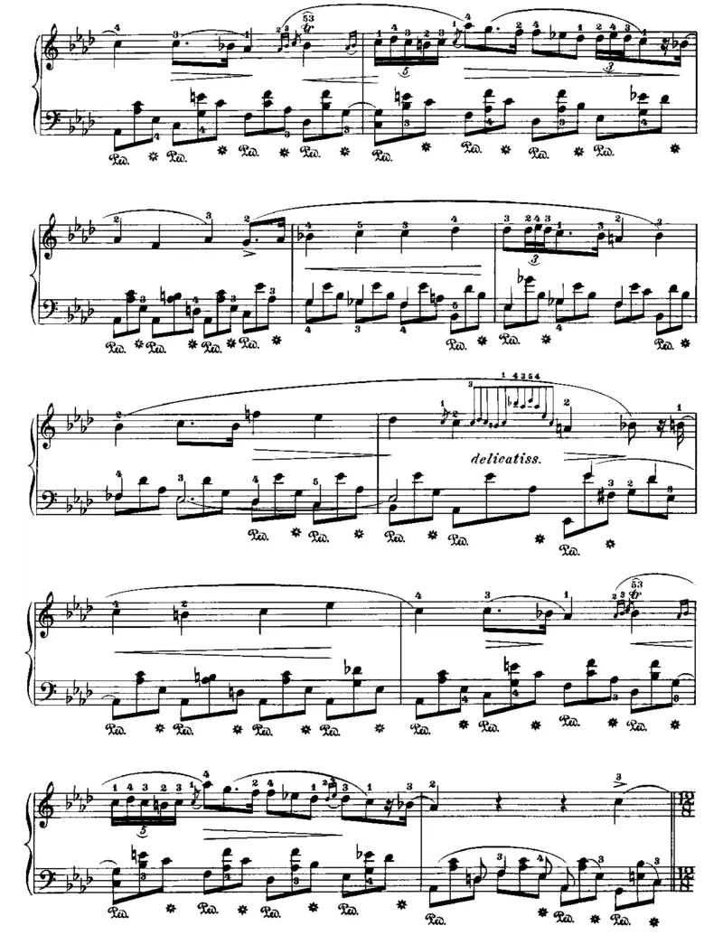 10nocturne-op-32-no-2_一万首著名钢琴曲谱哈农贝多芬合集视频教学电子版高清无水印可打印_1古典钢琴知名音乐家谱_肖邦钢琴谱全集_夜曲2版