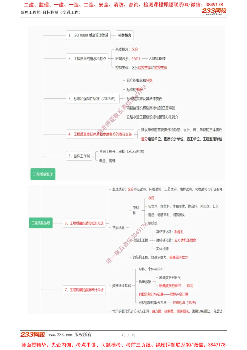1-16_监理工程师_2025监理工程师_2025年监理工程师SVIP_2025年监理交通案例SVIP_02-基础精讲✿高端面授✿深度强化_07-交通案例《教材精讲班》甘森233_讲义