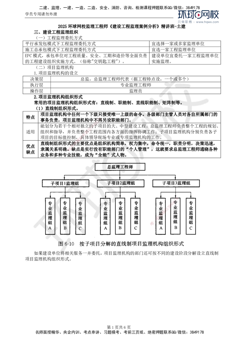03.基本知识点三建设工程监理组织_监理工程师_2025监理工程师_2025年监理工程师SVIP_2025年监理土建案例SVIP_02-基础精讲✿高端面授✿深度强化
