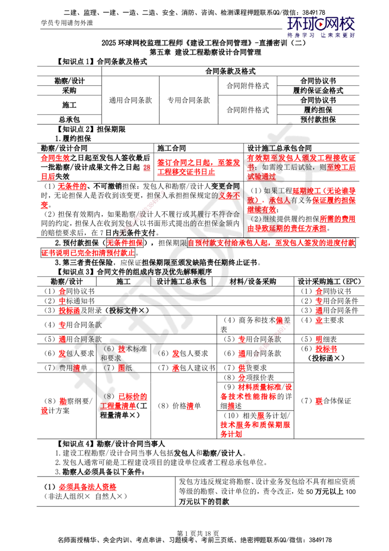 02.2025监理合同管理第4讲直播密训（四）_监理工程师_2025监理工程师_2025年监理工程师SVIP_2025年监理合同管理SVIP_04-冲刺串讲✿考点强化✿小灶集训_02.直播密训二