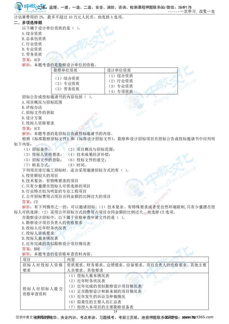 02.2025-监理-合同管理-错题陷阱-打印版讲义_监理工程师_2025监理工程师_2025年监理工程师SVIP_2025年监理合同管理SVIP_03-习题精析✿实战特训✿模考通关_课程讲义
