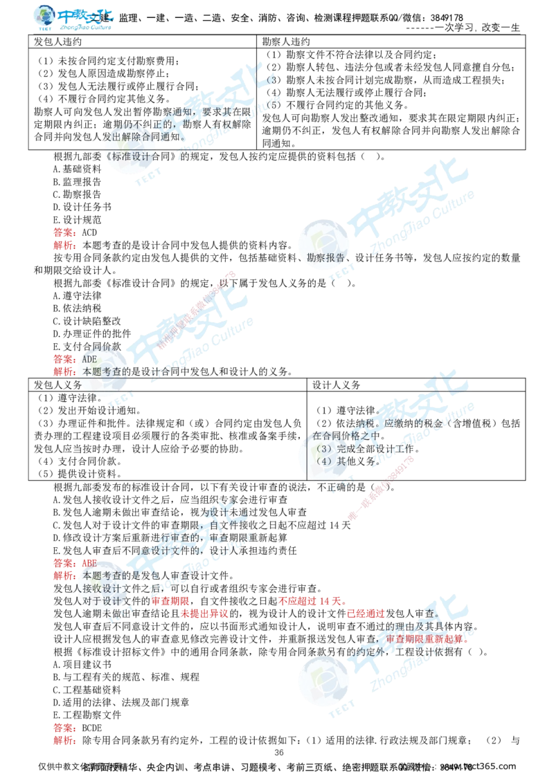 02.2025-监理-合同管理-错题陷阱-打印版讲义_监理工程师_2025监理工程师_2025年监理工程师SVIP_2025年监理合同管理SVIP_03-习题精析✿实战特训✿模考通关_课程讲义