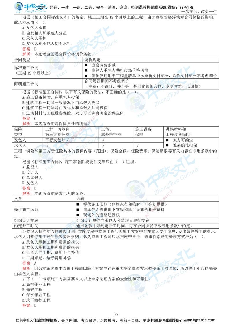 02.2025-监理-合同管理-错题陷阱-打印版讲义_监理工程师_2025监理工程师_2025年监理工程师SVIP_2025年监理合同管理SVIP_03-习题精析✿实战特训✿模考通关_课程讲义