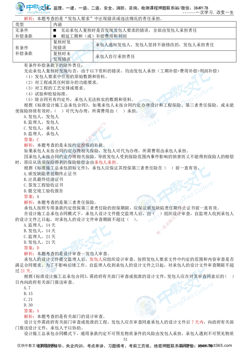 02.2025-监理-合同管理-错题陷阱-打印版讲义_监理工程师_2025监理工程师_2025年监理工程师SVIP_2025年监理合同管理SVIP_03-习题精析✿实战特训✿模考通关_课程讲义