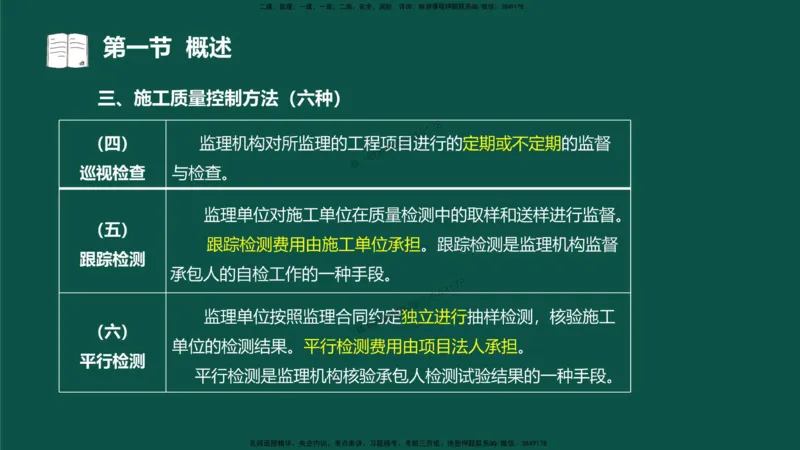 06-质量控制第二章-第一节-概述（一）_监理工程师_2025监理工程师_2025年监理工程师SVIP_2025年监理水利控制SVIP_02-基础精讲✿高端面授✿深度强化_讲义