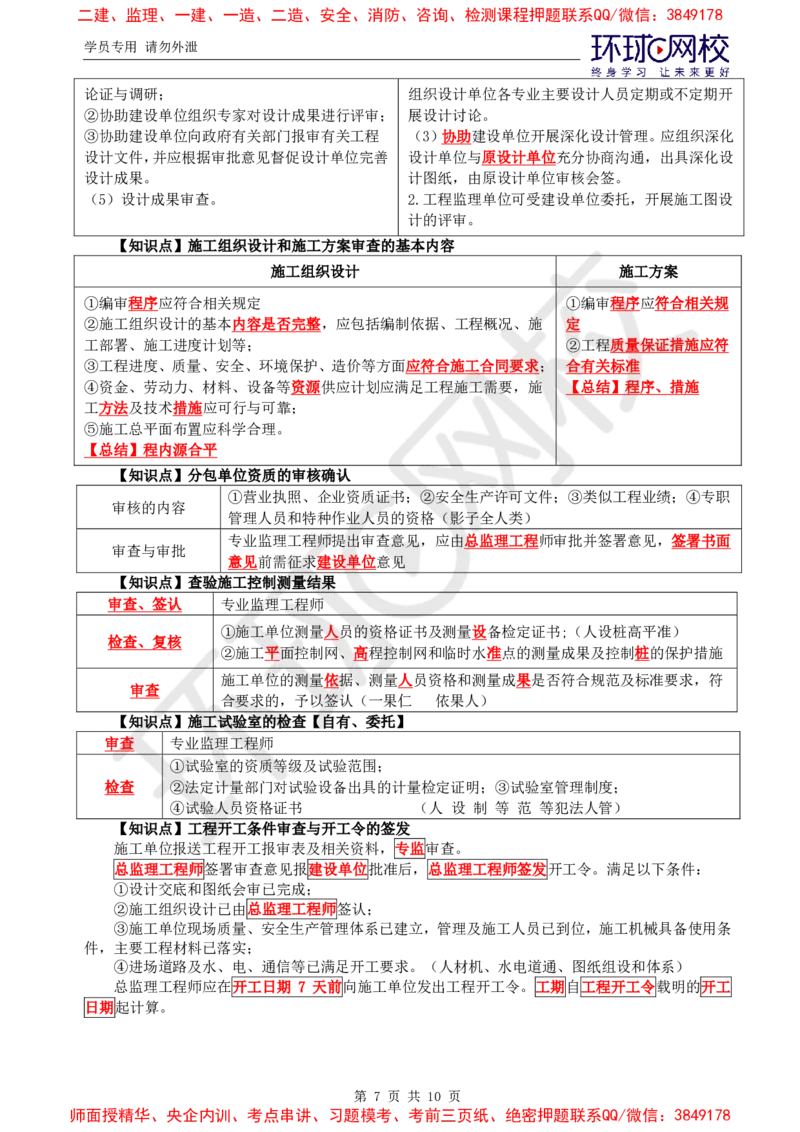 04.质量口诀专项_监理工程师_2025监理工程师_2025年监理工程师SVIP_2025年监理土建控制SVIP_04-冲刺串讲✿考点强化✿小灶集训_15-控制《专项特训班》李娜HQ推荐