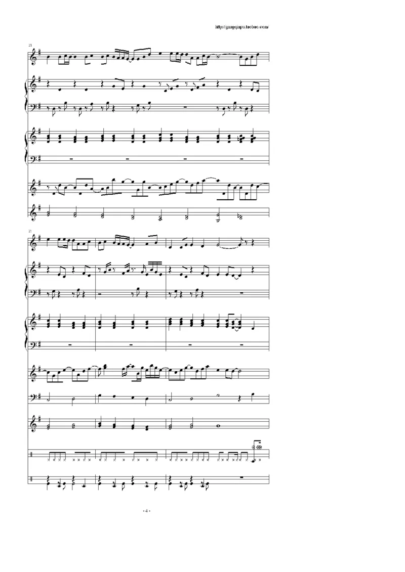 18、王光良（74页，共14首）_一万首著名钢琴曲谱哈农贝多芬合集视频教学电子版高清无水印可打印_3流行音乐谱_流行钢琴谱合集形式_高清PDF无水印