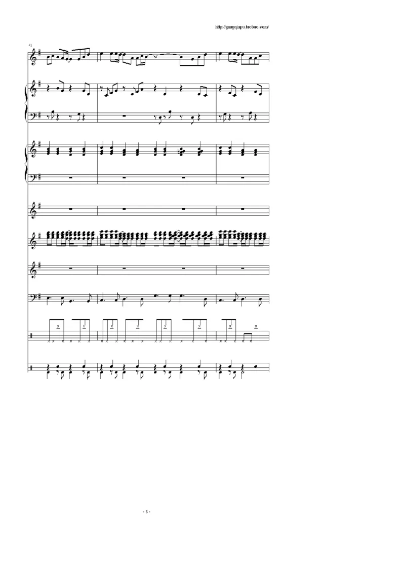 18、王光良（74页，共14首）_一万首著名钢琴曲谱哈农贝多芬合集视频教学电子版高清无水印可打印_3流行音乐谱_流行钢琴谱合集形式_高清PDF无水印