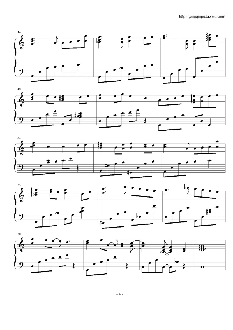 18、王光良（74页，共14首）_一万首著名钢琴曲谱哈农贝多芬合集视频教学电子版高清无水印可打印_3流行音乐谱_流行钢琴谱合集形式_高清PDF无水印