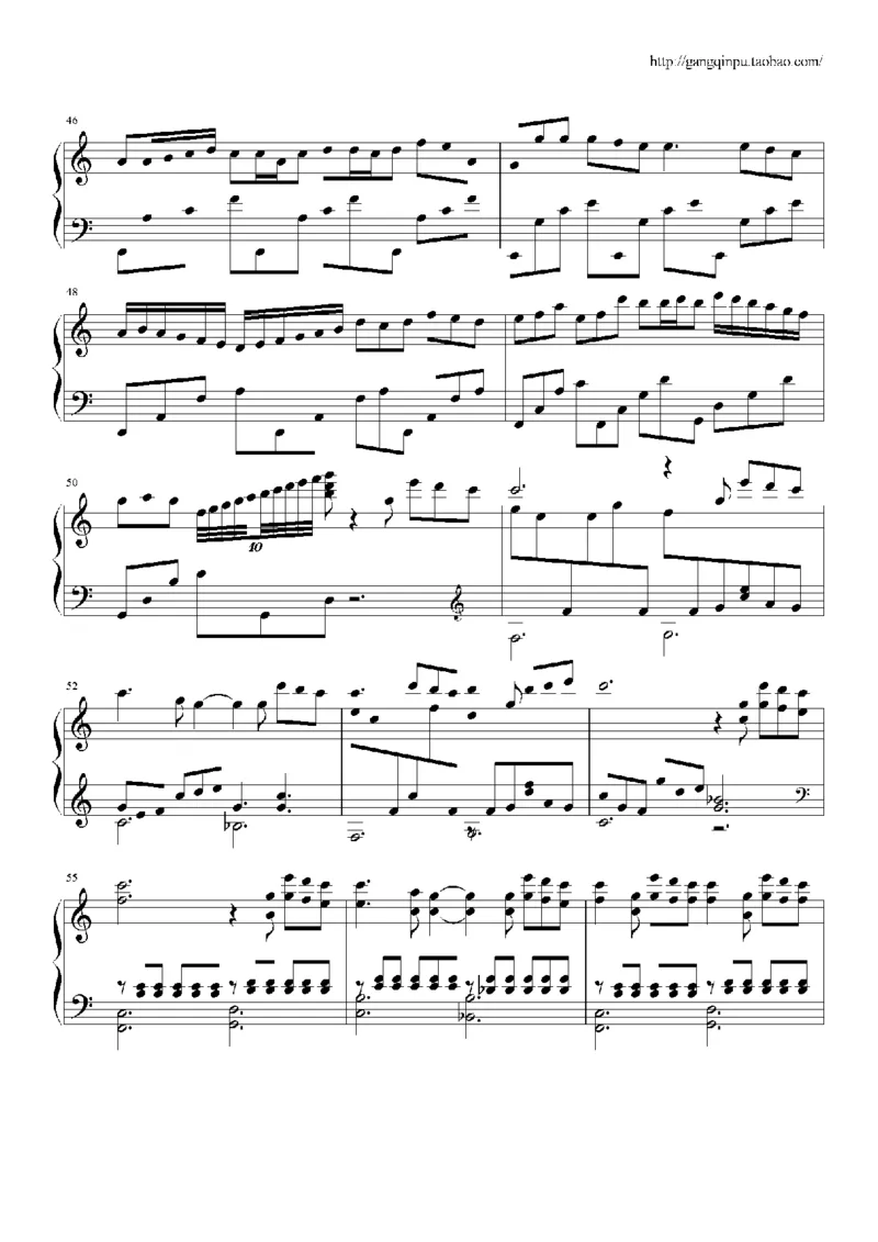 18、王光良（74页，共14首）_一万首著名钢琴曲谱哈农贝多芬合集视频教学电子版高清无水印可打印_3流行音乐谱_流行钢琴谱合集形式_高清PDF无水印