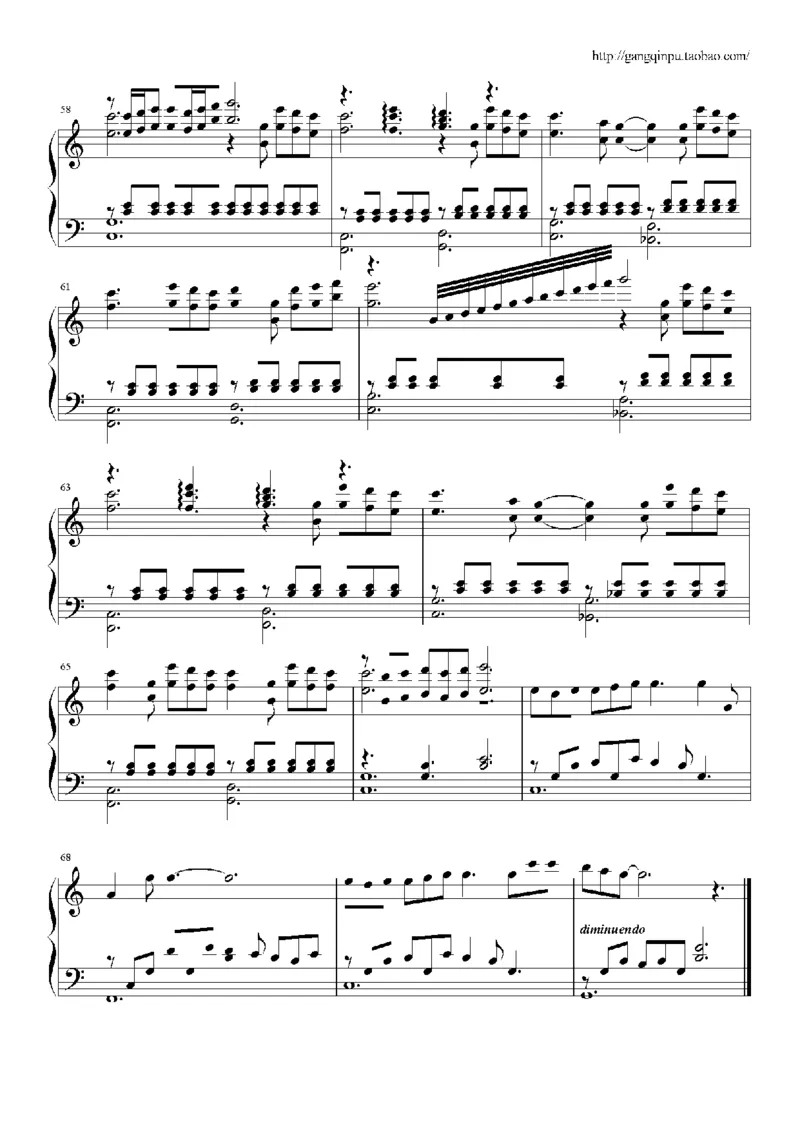 18、王光良（74页，共14首）_一万首著名钢琴曲谱哈农贝多芬合集视频教学电子版高清无水印可打印_3流行音乐谱_流行钢琴谱合集形式_高清PDF无水印