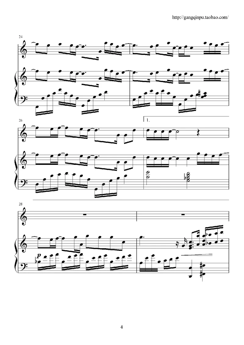 18、王光良（74页，共14首）_一万首著名钢琴曲谱哈农贝多芬合集视频教学电子版高清无水印可打印_3流行音乐谱_流行钢琴谱合集形式_高清PDF无水印