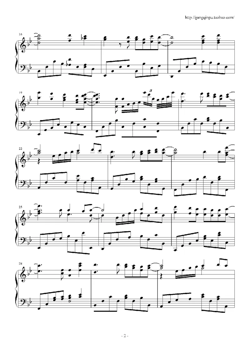 18、王光良（74页，共14首）_一万首著名钢琴曲谱哈农贝多芬合集视频教学电子版高清无水印可打印_3流行音乐谱_流行钢琴谱合集形式_高清PDF无水印