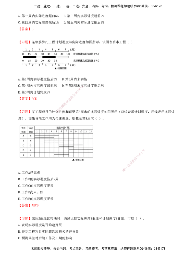 07.07-第四章-建设工程进度计划实施中的监测与调整_监理工程师_2025监理工程师_2025年监理工程师SVIP_2025年监理土建控制SVIP_03-习题精析✿实战特训✿模考通关_贾若冰_进度