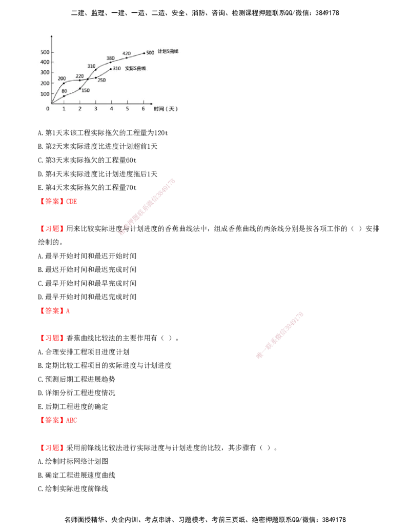 07.07-第四章-建设工程进度计划实施中的监测与调整_监理工程师_2025监理工程师_2025年监理工程师SVIP_2025年监理土建控制SVIP_03-习题精析✿实战特训✿模考通关_贾若冰_进度