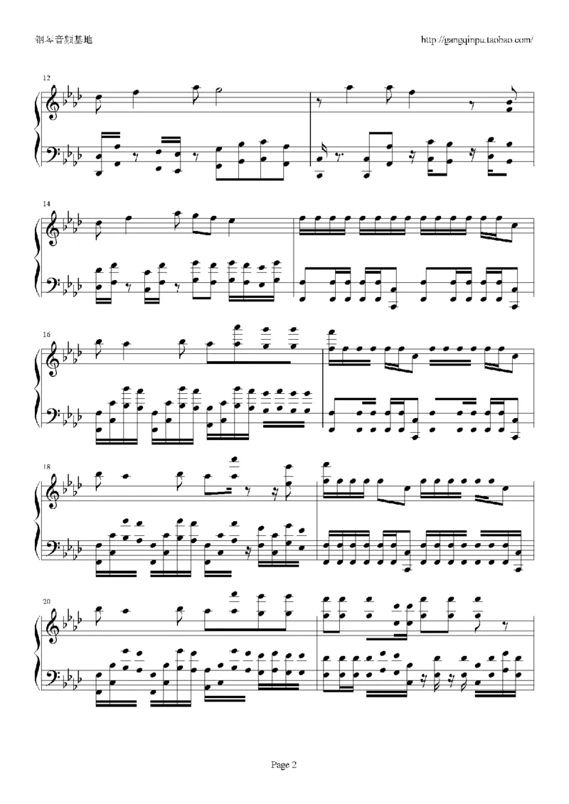 01、蔡依林（87页，共13首）_一万首著名钢琴曲谱哈农贝多芬合集视频教学电子版高清无水印可打印_3流行音乐谱_流行钢琴谱合集形式_高清PDF无水印