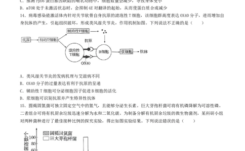 2024届福建省三明市高考二模生物试题(无答案)_2024年3月_02按日期_22号_2024届福建省三明市高三下学期3月质检_2024届福建省三明市高三下学期3月质检（一模）生物