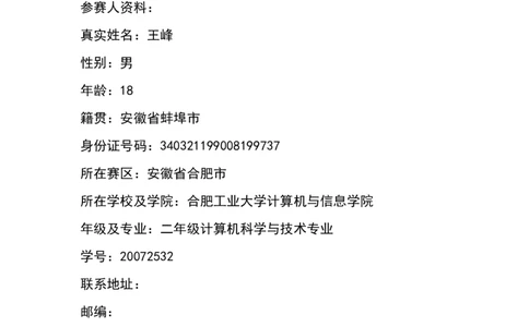 王峰职业规划设计书_E6-职业规划_95通用范本