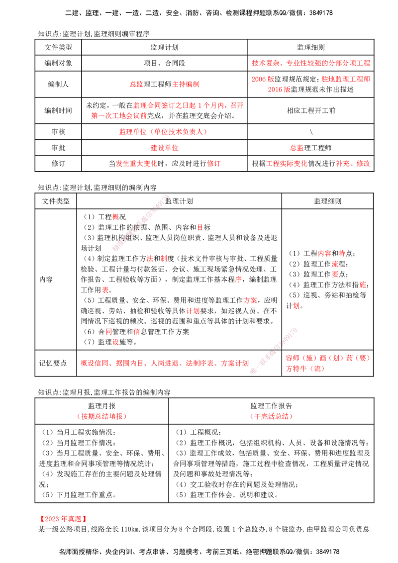 08-模块一-监理基本理论、法规、监理规范与合同管理类（八）_监理工程师_2025监理工程师_2025年监理工程师SVIP_2025年监理交通案例SVIP_02-基础精讲✿高端面授✿深度强化_讲义