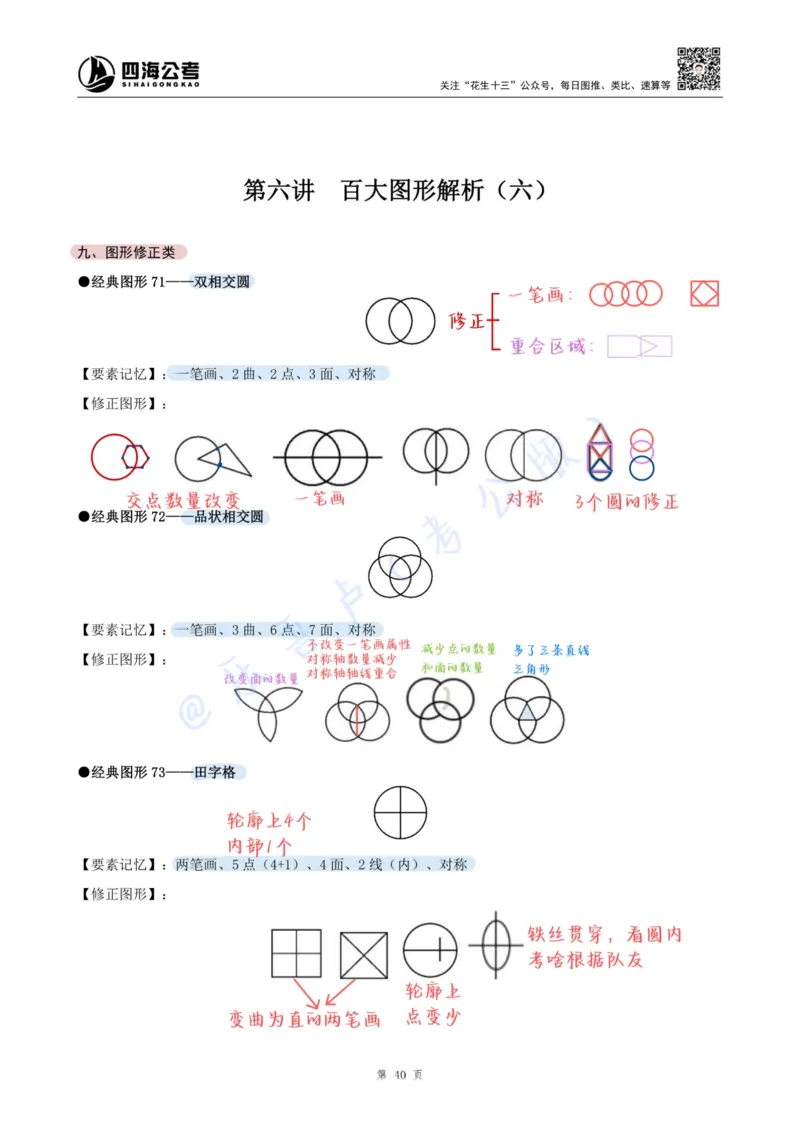 龙飞丨25百大图形推理精讲精练笔记（版本一）_2026考公资料_（01）花生十三_（02）龙飞_龙飞笔记合集