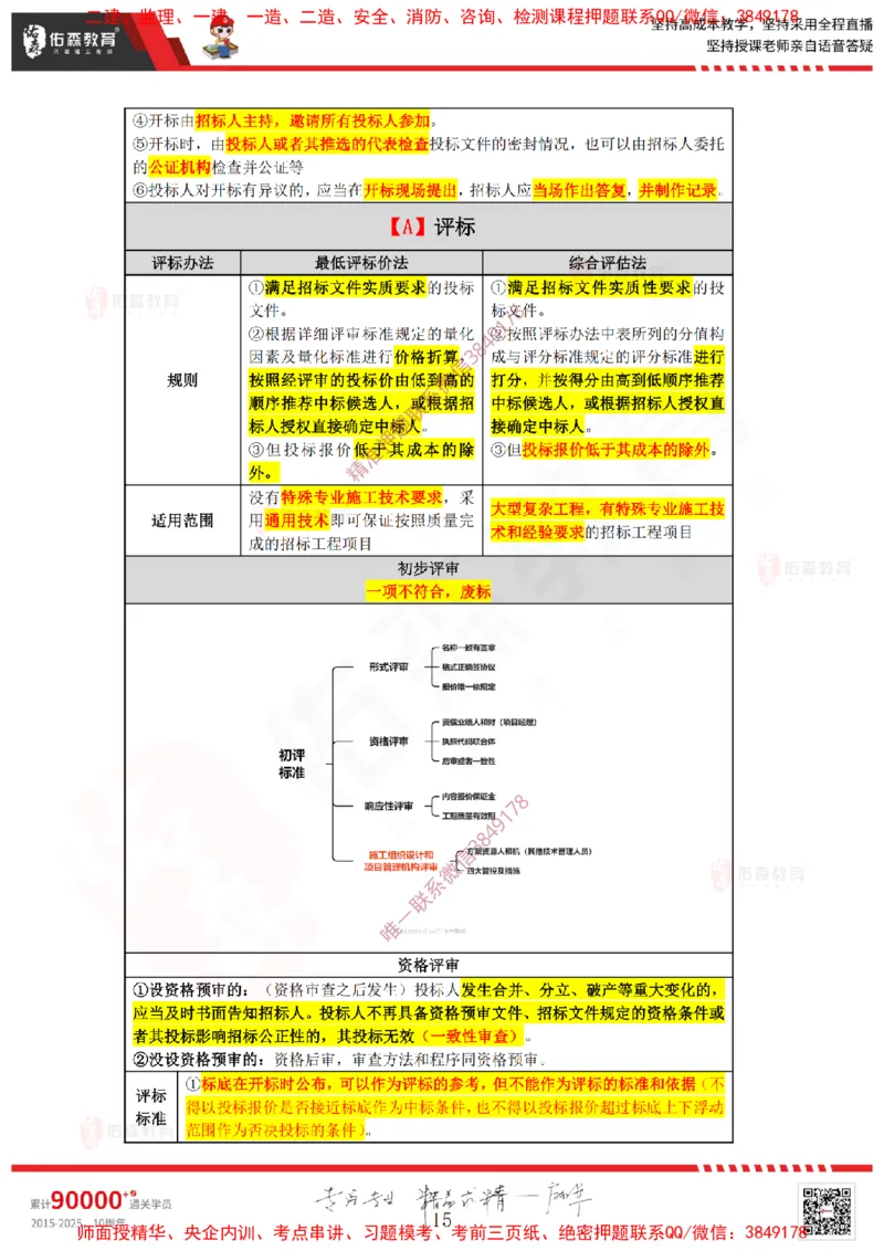 2025.1.4佑森教育叶虎翼授课监理案例《招投标及合同管理》专用讲义，版权所有，侵权必究_监理工程师_2025监理工程师_2025年监理工程师SVIP_2025年监理土建案例SVIP
