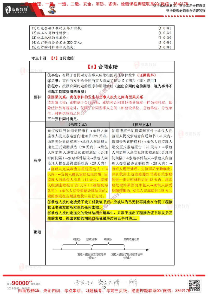 2025.1.4佑森教育叶虎翼授课监理案例《招投标及合同管理》专用讲义，版权所有，侵权必究_监理工程师_2025监理工程师_2025年监理工程师SVIP_2025年监理土建案例SVIP