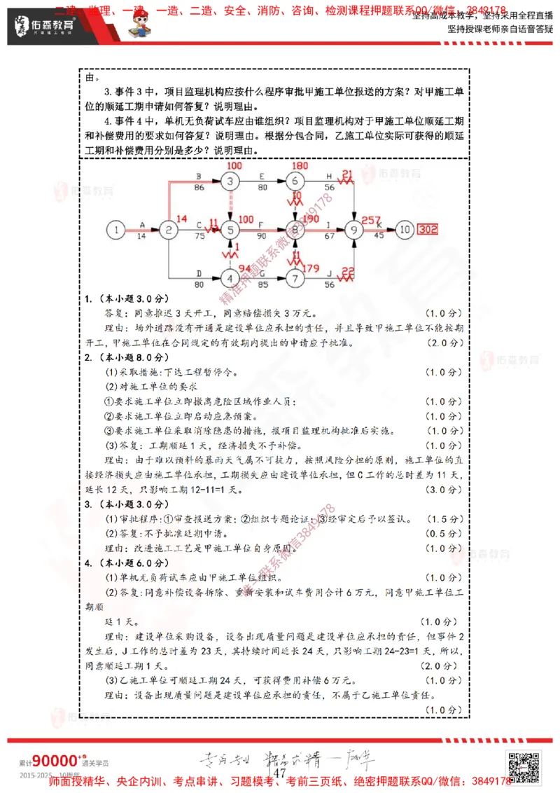 2025.1.4佑森教育叶虎翼授课监理案例《招投标及合同管理》专用讲义，版权所有，侵权必究_监理工程师_2025监理工程师_2025年监理工程师SVIP_2025年监理土建案例SVIP