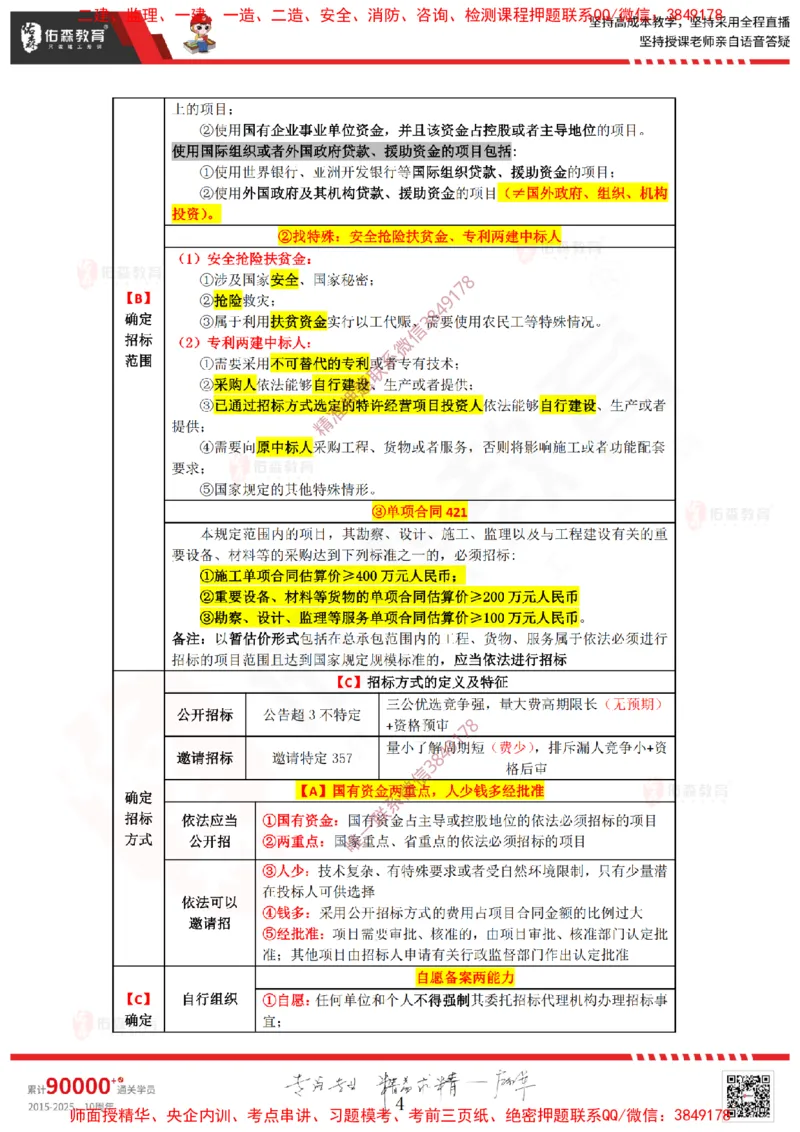 2025.1.4佑森教育叶虎翼授课监理案例《招投标及合同管理》专用讲义，版权所有，侵权必究_监理工程师_2025监理工程师_2025年监理工程师SVIP_2025年监理土建案例SVIP