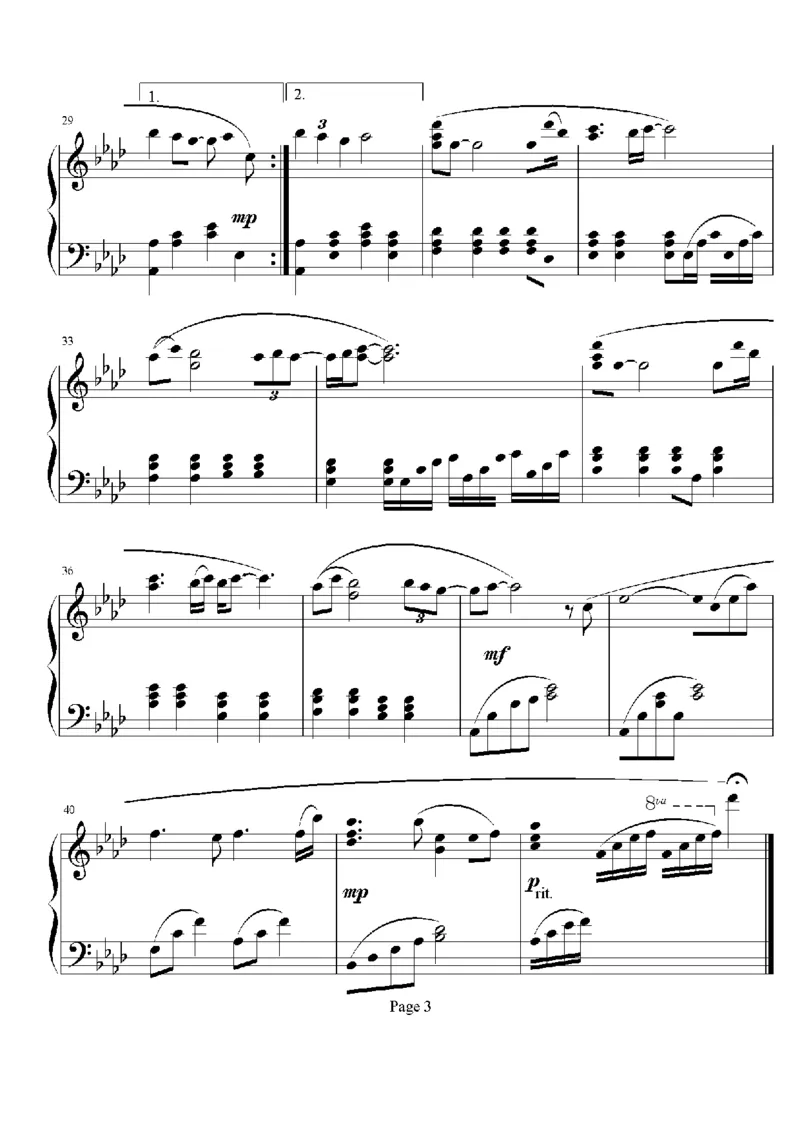 12、邓丽君（105页，共36首）_一万首著名钢琴曲谱哈农贝多芬合集视频教学电子版高清无水印可打印_3流行音乐谱_流行钢琴谱合集形式_高清PDF无水印