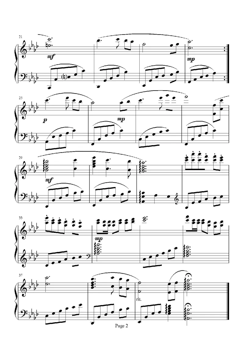 12、邓丽君（105页，共36首）_一万首著名钢琴曲谱哈农贝多芬合集视频教学电子版高清无水印可打印_3流行音乐谱_流行钢琴谱合集形式_高清PDF无水印