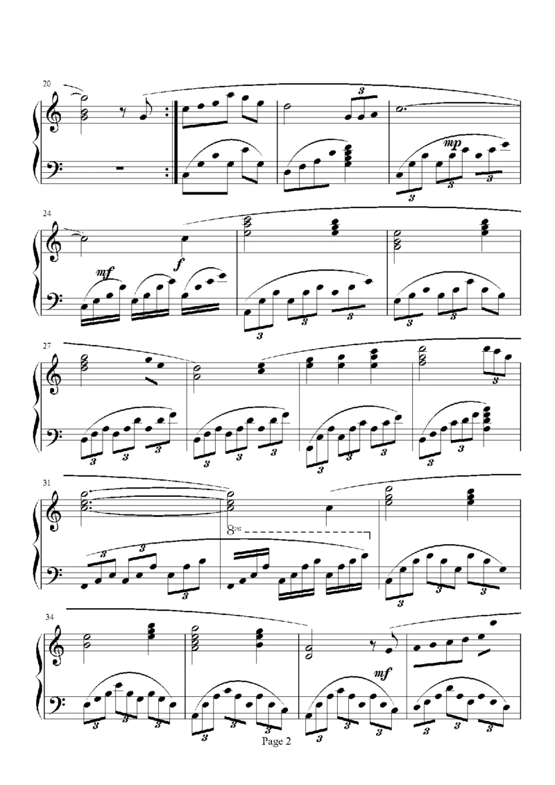 12、邓丽君（105页，共36首）_一万首著名钢琴曲谱哈农贝多芬合集视频教学电子版高清无水印可打印_3流行音乐谱_流行钢琴谱合集形式_高清PDF无水印