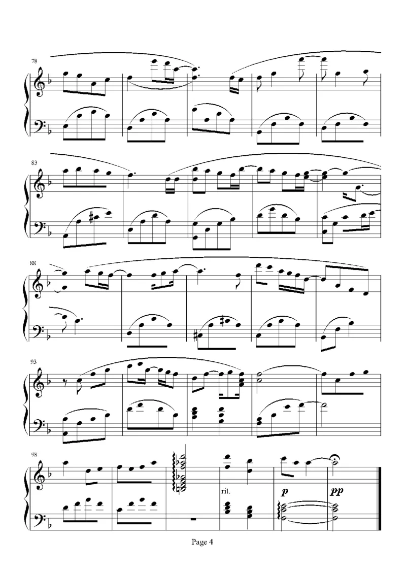 12、邓丽君（105页，共36首）_一万首著名钢琴曲谱哈农贝多芬合集视频教学电子版高清无水印可打印_3流行音乐谱_流行钢琴谱合集形式_高清PDF无水印