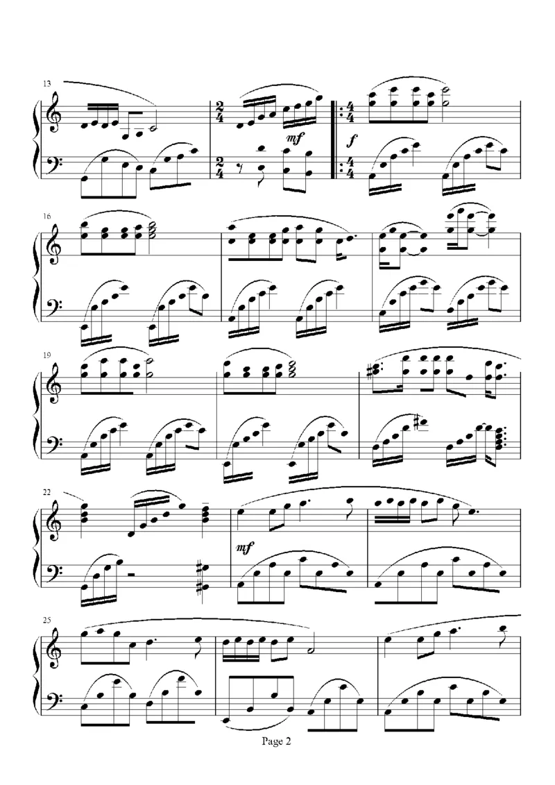 12、邓丽君（105页，共36首）_一万首著名钢琴曲谱哈农贝多芬合集视频教学电子版高清无水印可打印_3流行音乐谱_流行钢琴谱合集形式_高清PDF无水印