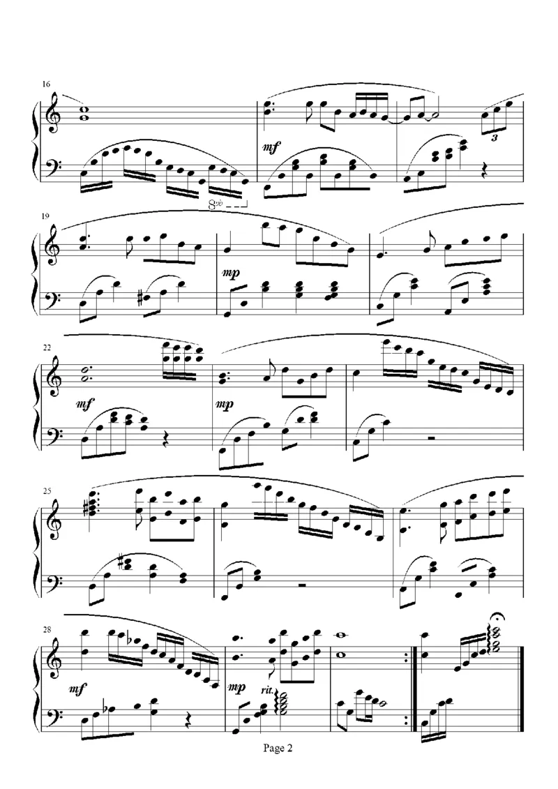 12、邓丽君（105页，共36首）_一万首著名钢琴曲谱哈农贝多芬合集视频教学电子版高清无水印可打印_3流行音乐谱_流行钢琴谱合集形式_高清PDF无水印